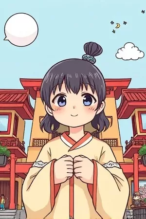 《雨天共享伞》封面：雨幕里共撑一把透明伞